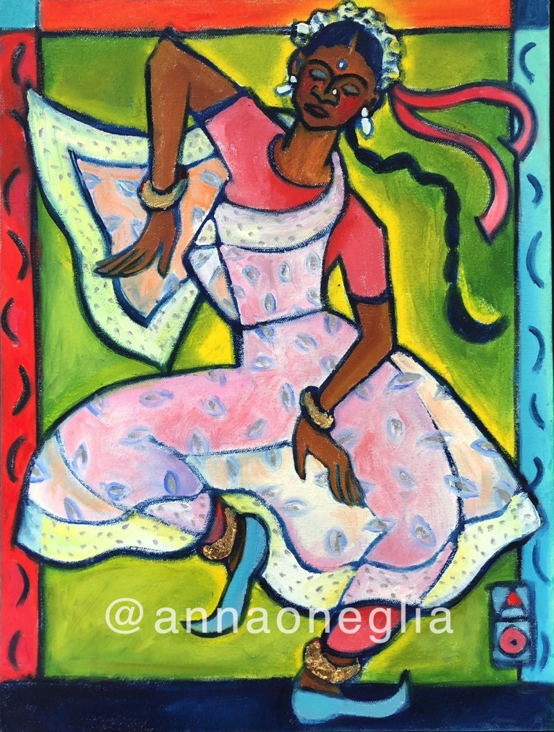 Dancer #2 - 14" x 16" Available