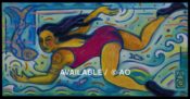 Swimmers # 3- 10" x 30"
