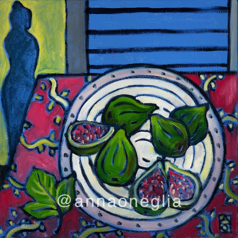 Figs from the Yard - 20" x 20" - Sold