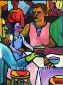 Gatherings #10 - 18" x 24" - Available