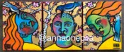 It Was Spring - 42" x 18" (triptych) - Sold